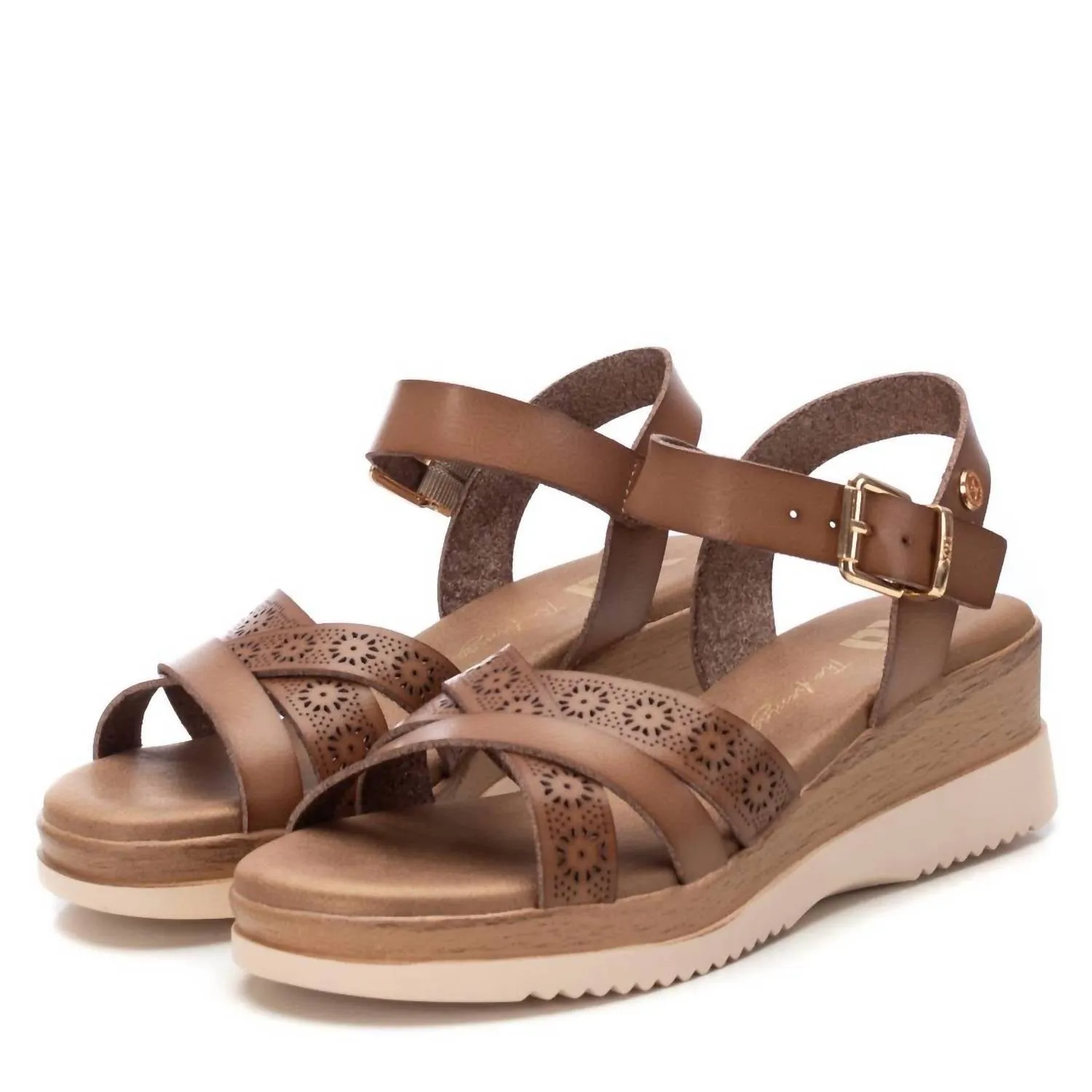 Women's Wedge Sandals In Taupe