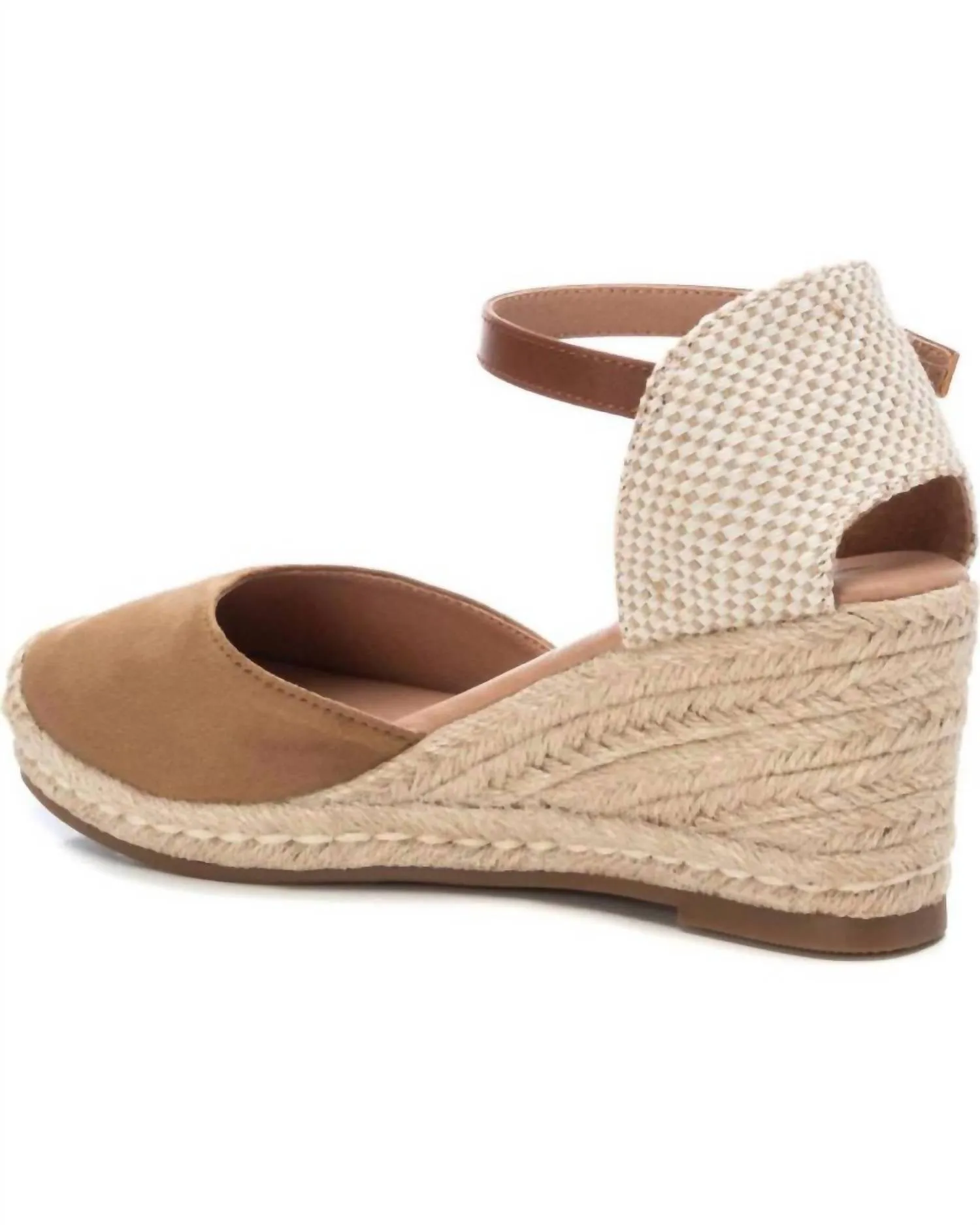 Women's Wedige Sandals In Taupe
