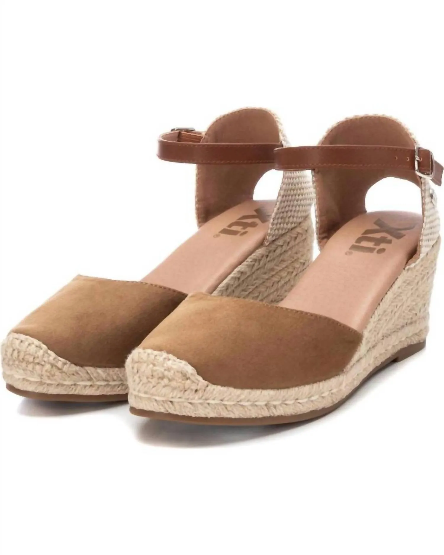 Women's Wedige Sandals In Taupe