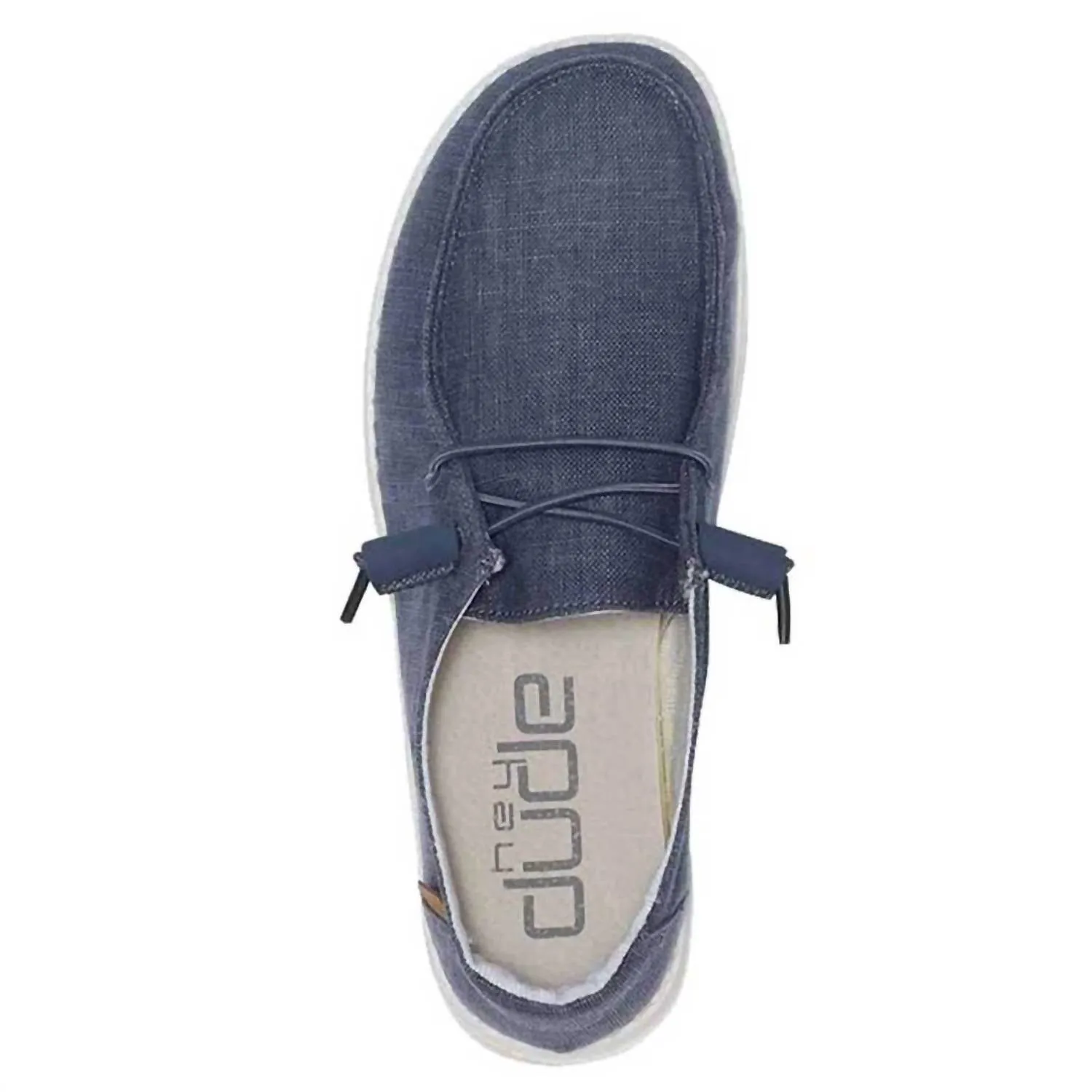 Women's Wendy Chambray Slip On Shoes In Navy White