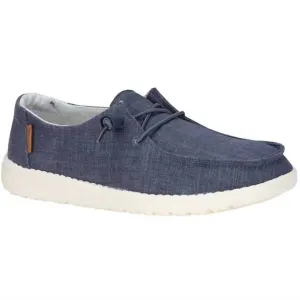 Women's Wendy Chambray Slip On Shoes In Navy White