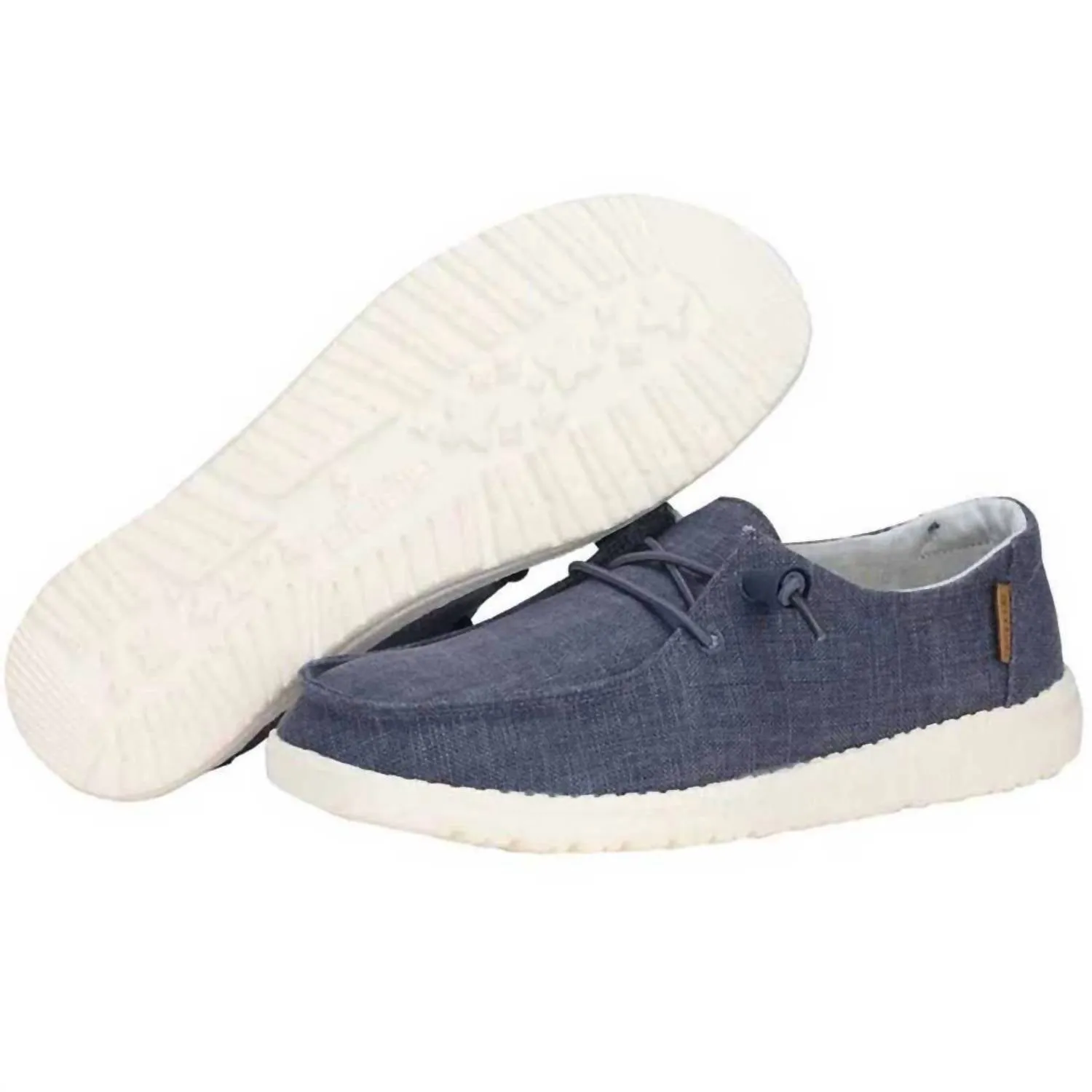 Women's Wendy Chambray Slip On Shoes In Navy White