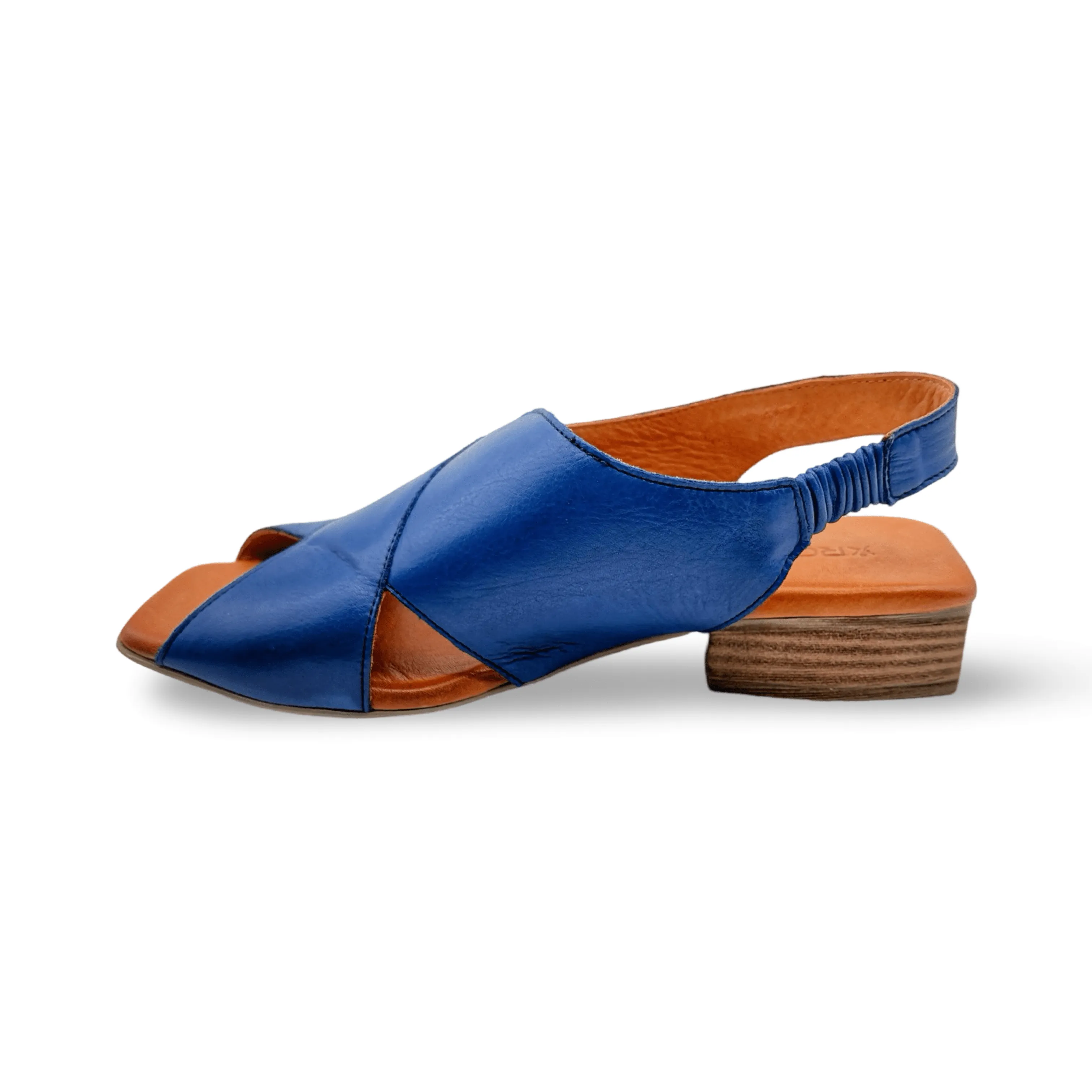 Xena Cobalt Blue Leather Sandal