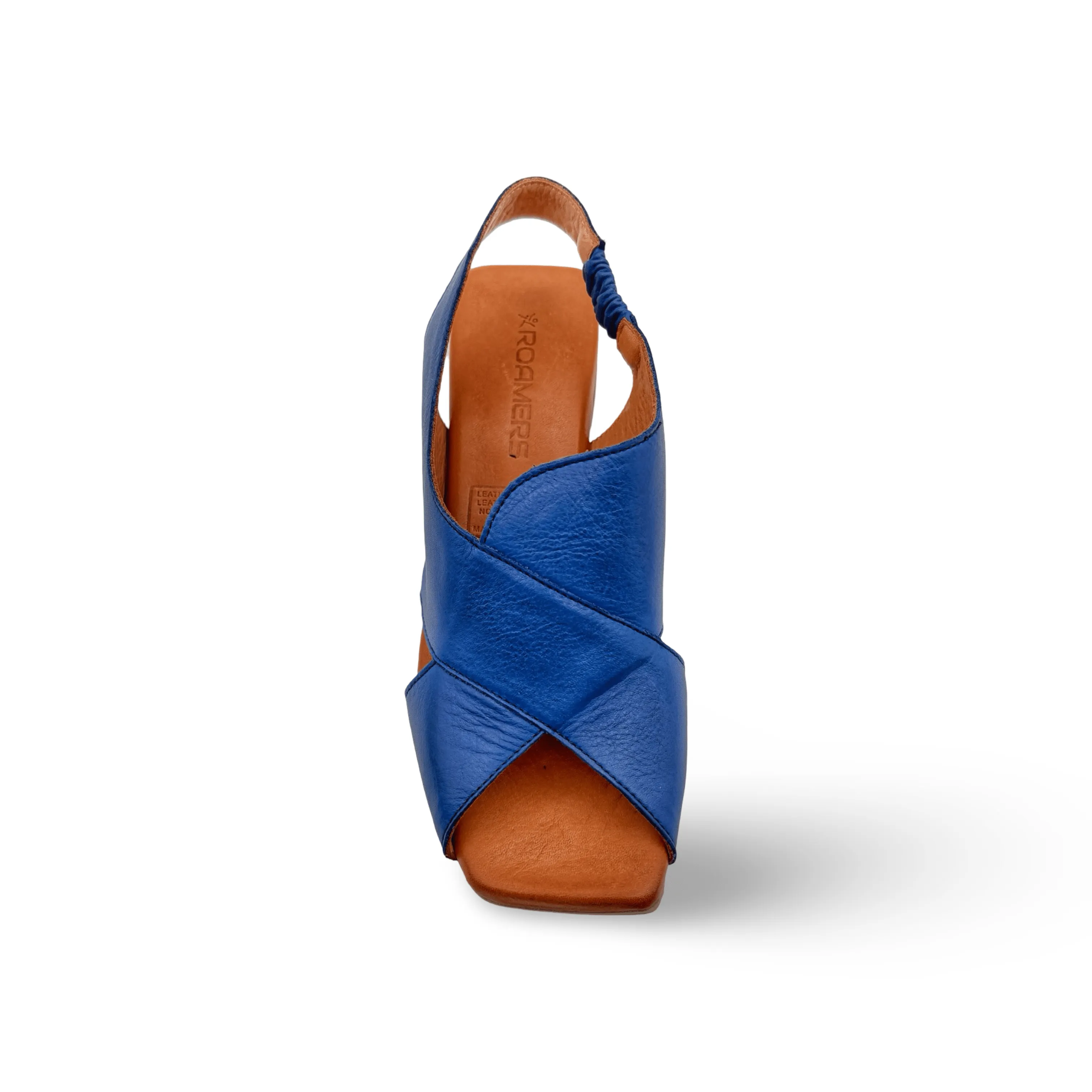 Xena Cobalt Blue Leather Sandal