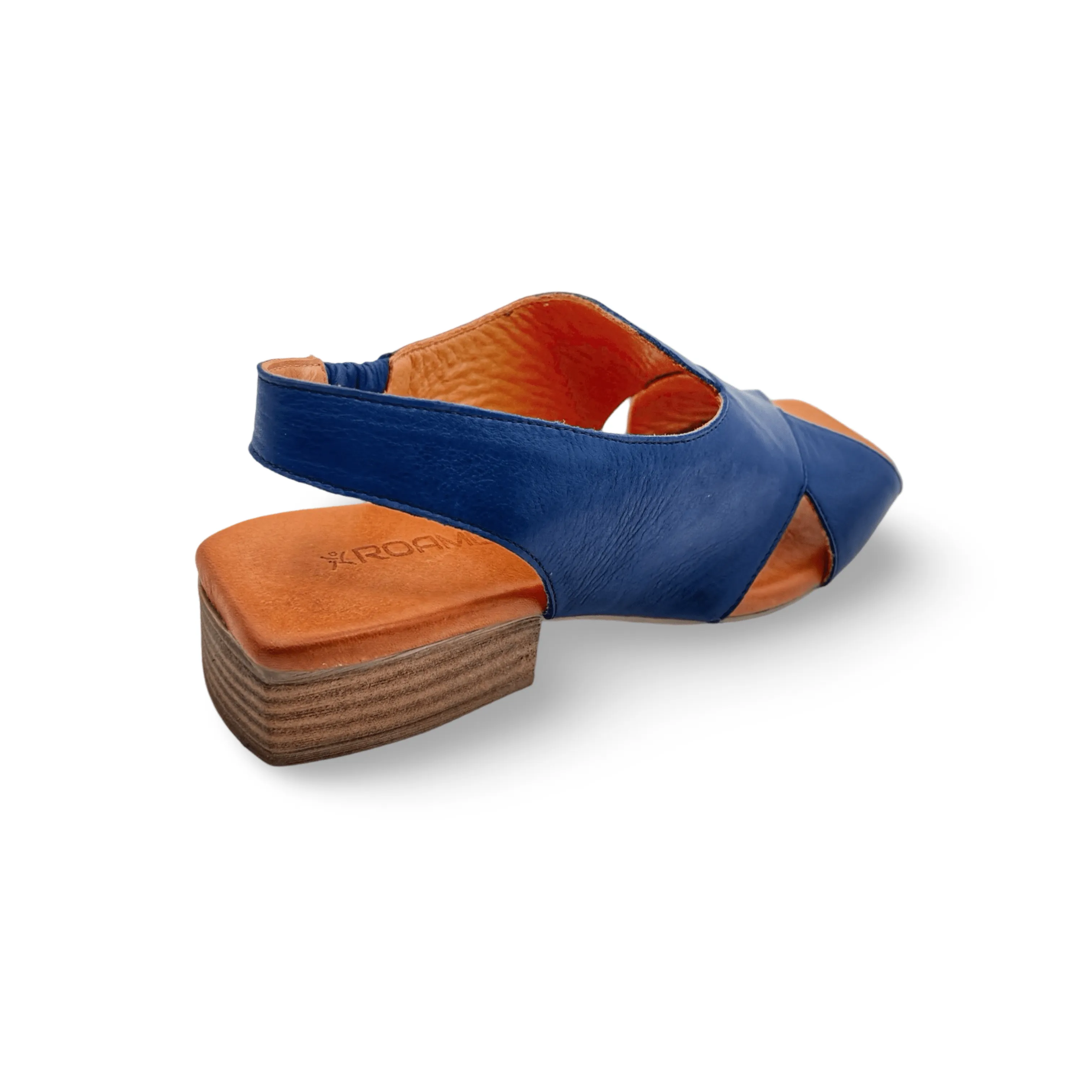 Xena Cobalt Blue Leather Sandal