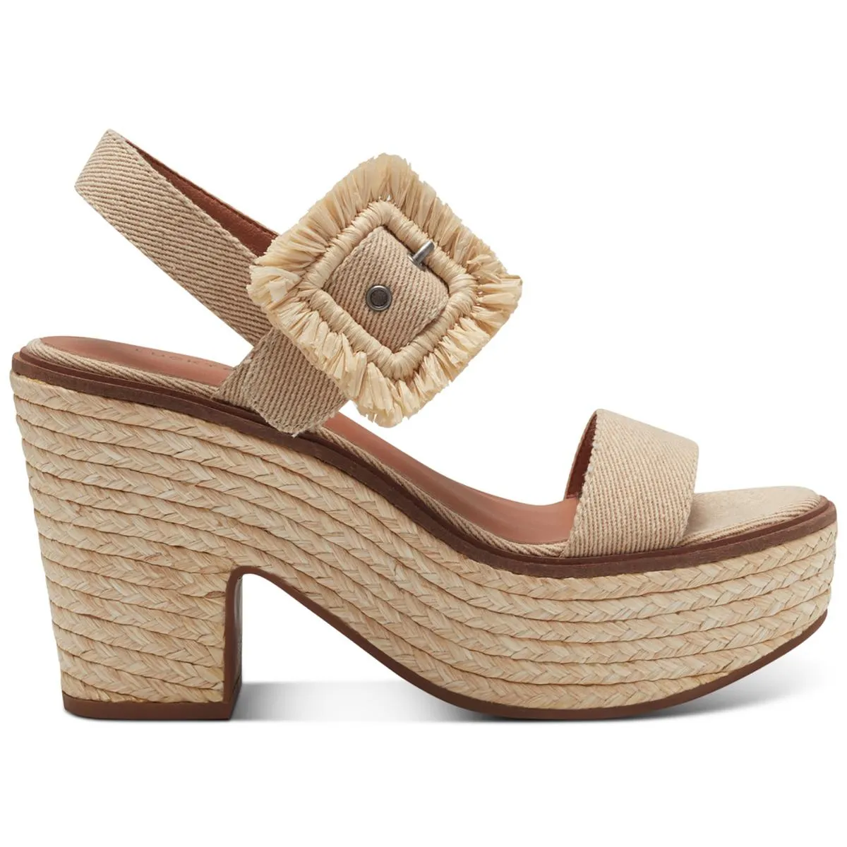 Yidris Womens Twill Ankle Strap Espadrilles