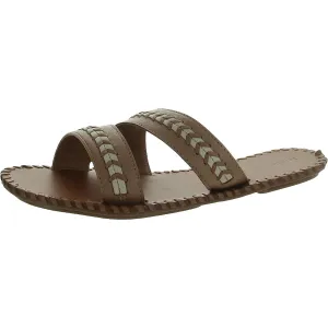 Zanora Womens Slip On Flat Slide Sandals