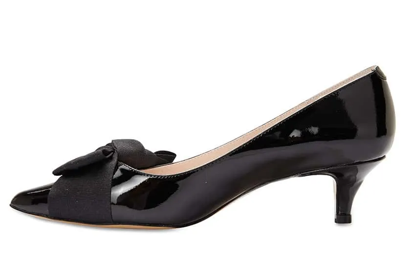 Ziggy Heel in Black Patent